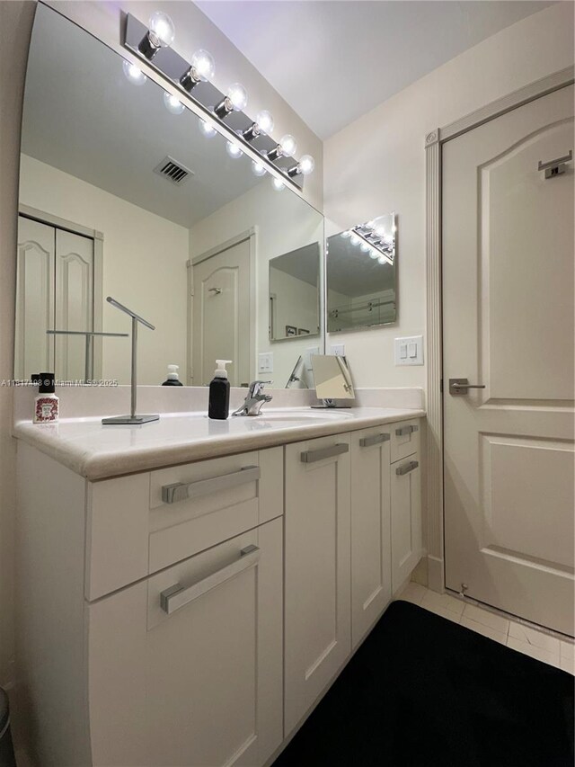 2046 NE 4th Ct, Homestead, FL 33033 - bathroom featuring vanity and tile patterned floors