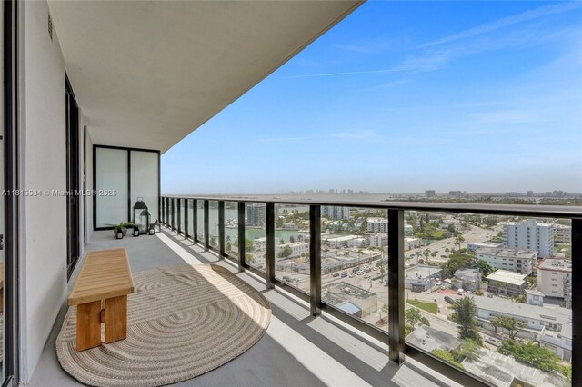 580 72nd St Unit 1712, Miami, FL 33141 - balcony featuring a city view