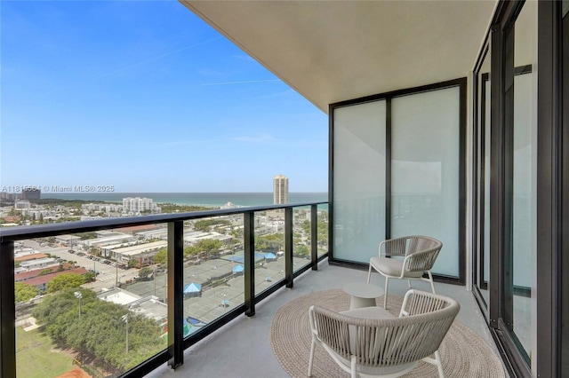 580 72nd St Unit 1712, Miami, FL 33141 - balcony featuring a water view