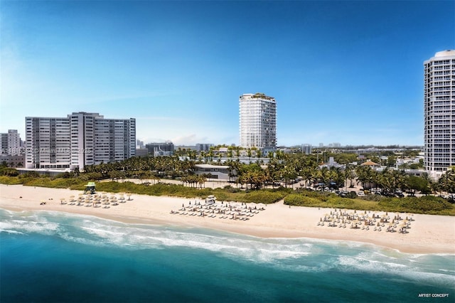 580 72nd St Unit 1712, Miami, FL 33141 - view of urban area featuring expansive beach