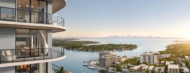 580 72nd St Unit 1712, Miami, FL 33141 - water view with nearby urban area