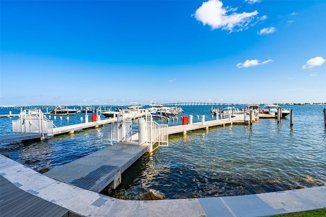 1581 Brickell Ave Unit 808, Miami, FL 33129 - dock area featuring a water view