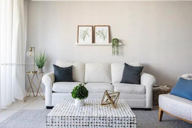 5601 Collins Ave Unit 923, Miami Beach, FL 33140 - living room featuring tile patterned flooring