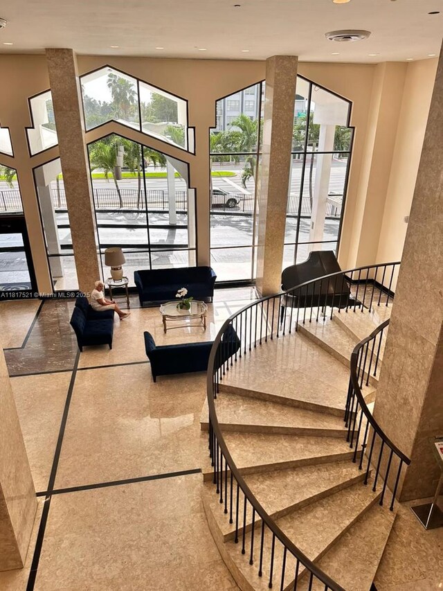 5601 Collins Ave Unit 923, Miami Beach, FL 33140 - lobby featuring recessed lighting