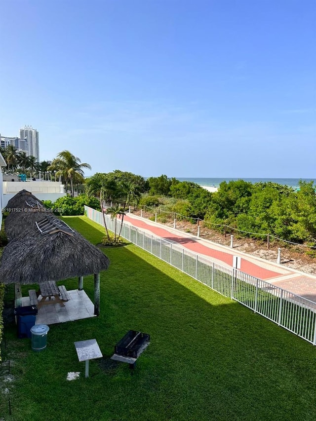 5601 Collins Ave Unit 923, Miami Beach, FL 33140 - view of property's community with a gazebo