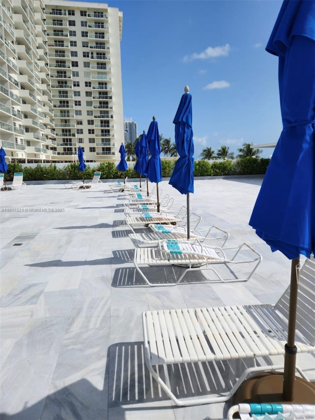 5601 Collins Ave Unit 923, Miami Beach, FL 33140 - view of patio / terrace