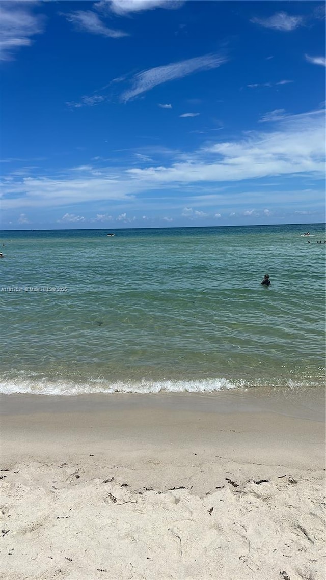 5601 Collins Ave Unit 923, Miami Beach, FL 33140 - water view featuring local beach