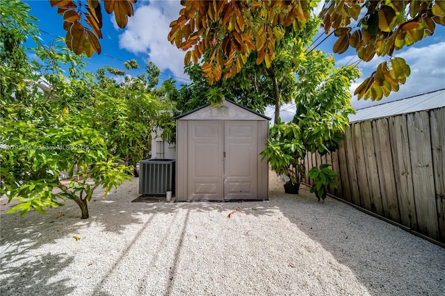 11020 SW 55th St, Miami, FL 33165 - view of shed with central AC unit