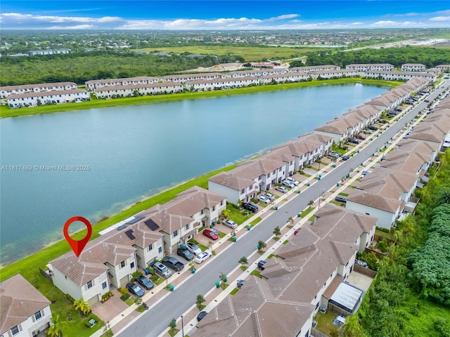 10225 SW 231st Ln, Miami, FL 33190 - aerial view of residential area featuring a nearby body of water
