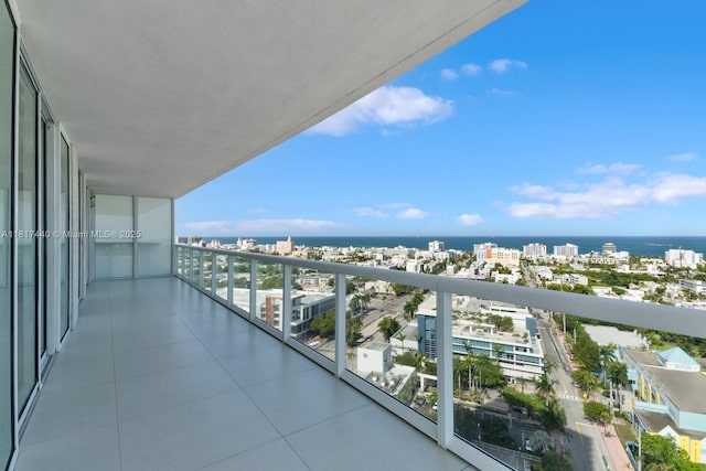 450 Alton Rd Unit 2007, Miami Beach, FL 33139 - balcony featuring a view of city and a water view