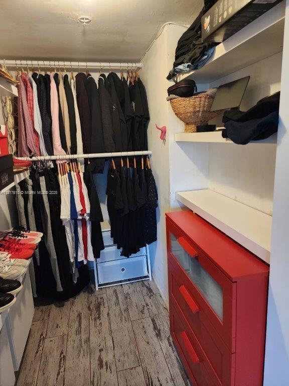 460 S Park Rd Unit 6-209, Hollywood, FL 33021 - spacious closet with light wood-style floors