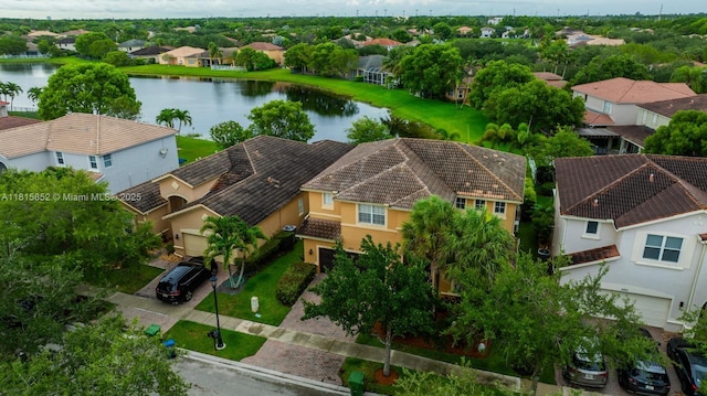 4452 Rainbow Ave, Weston, FL 33332 - aerial perspective of suburban area featuring a nearby body of water
