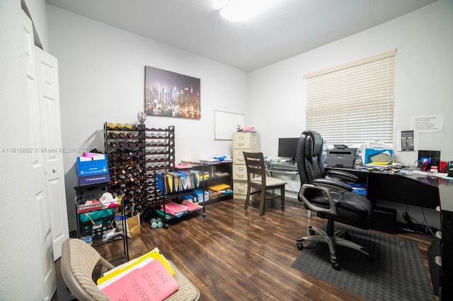4452 Rainbow Ave, Weston, FL 33332 - office with wood finished floors