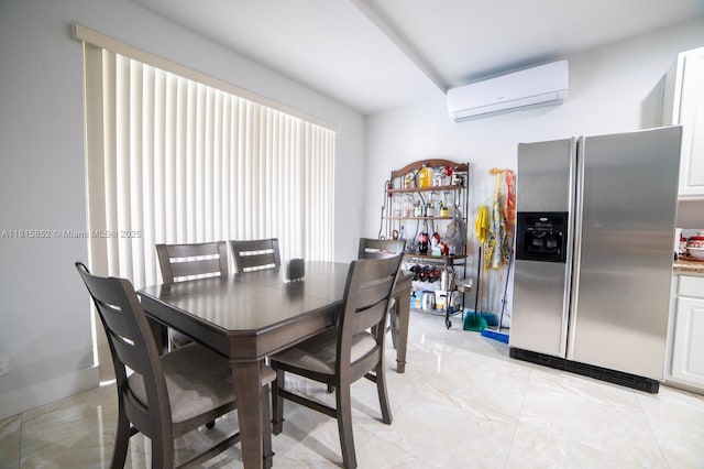4452 Rainbow Ave, Weston, FL 33332 - dining space featuring an AC wall unit