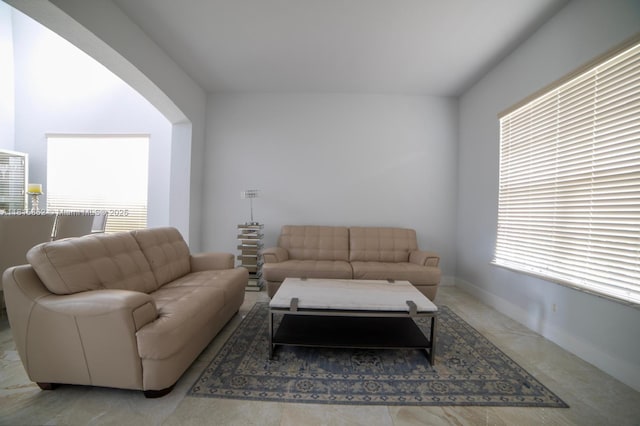 4452 Rainbow Ave, Weston, FL 33332 - living area featuring baseboards