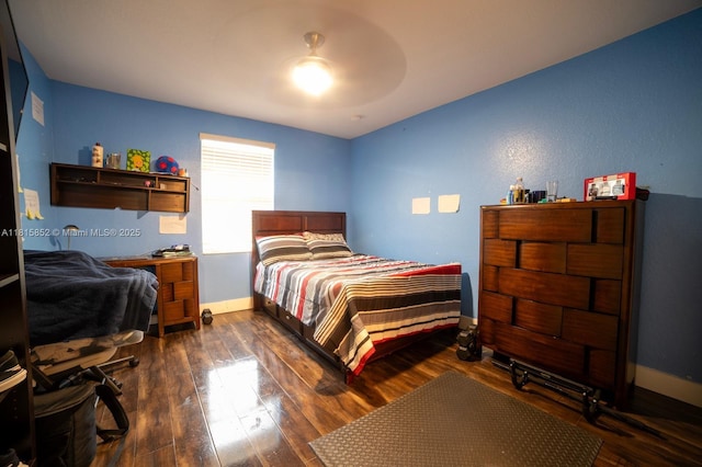 4452 Rainbow Ave, Weston, FL 33332 - bedroom featuring wood finished floors and ceiling fan