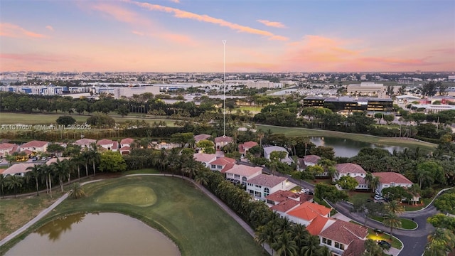 4425 NW 93rd Doral Ct, Doral, FL 33178 - aerial view of property and surrounding area featuring a large body of water and a local golf course