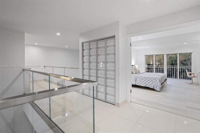 4425 NW 93rd Doral Ct, Doral, FL 33178 - hall with recessed lighting, tile patterned flooring, and baseboards