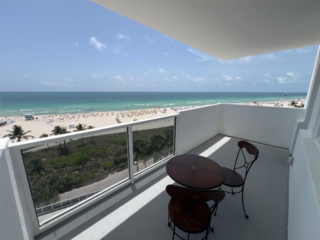 100 Lincoln Rd Unit 848, Miami Beach, FL 33139 - balcony with view of water and beach
