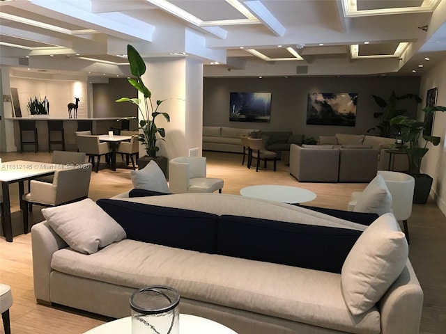 100 Lincoln Rd Unit 848, Miami Beach, FL 33139 - common area featuring beam ceiling