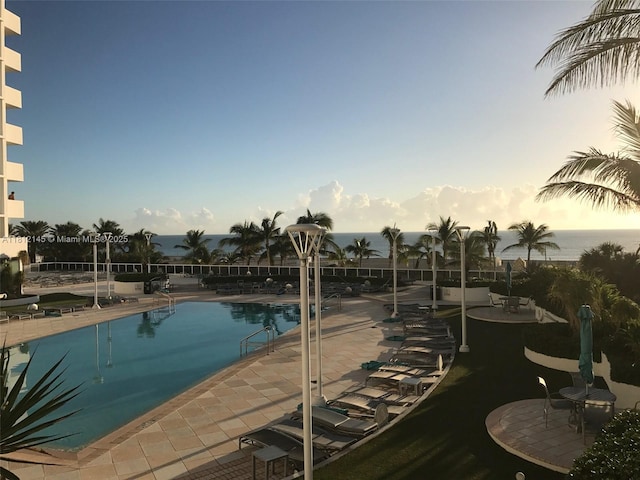 100 Lincoln Rd Unit 848, Miami Beach, FL 33139 - community pool featuring a patio area