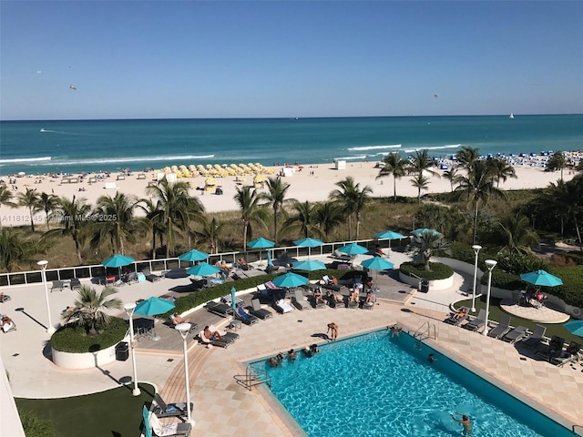 100 Lincoln Rd Unit 848, Miami Beach, FL 33139 - water view featuring nearby beach