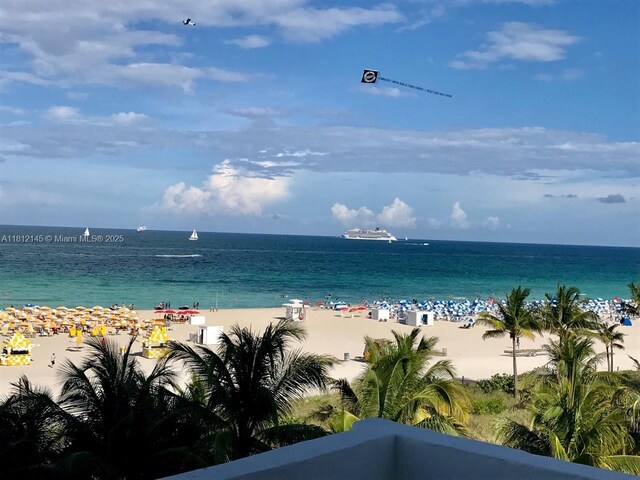 100 Lincoln Rd Unit 848, Miami Beach, FL 33139 - water view with nearby beach