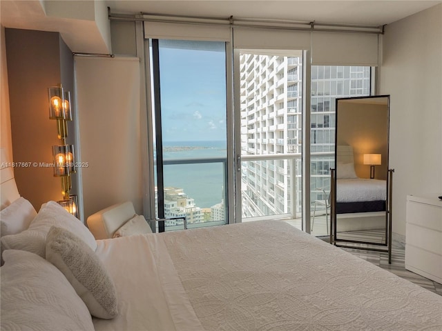 485 Brickell Ave Unit 4711, Miami, FL 33131 - bedroom with a water view