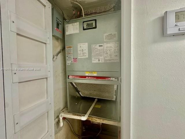 110 Salamanca Ave Unit 207, Coral Gables, FL 33134 - utility room with heating unit