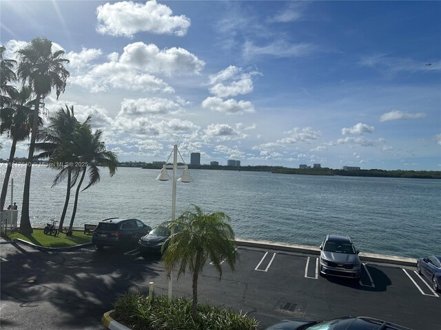 10350 W Bay Harbor Dr Unit 4F, Bay Harbor Islands, FL 33154 - water view with a dock
