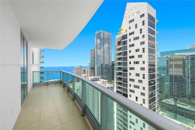 1331 Brickell Bay Dr Unit 4001, Miami, FL 33131 - balcony featuring a view of city and a water view