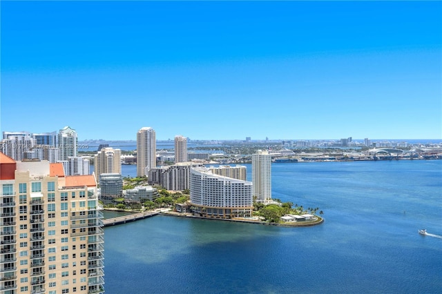 1331 Brickell Bay Dr Unit 4001, Miami, FL 33131 - water view featuring nearby urban area