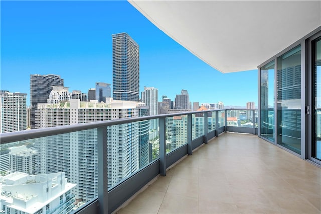 1331 Brickell Bay Dr Unit 4001, Miami, FL 33131 - balcony featuring a city view