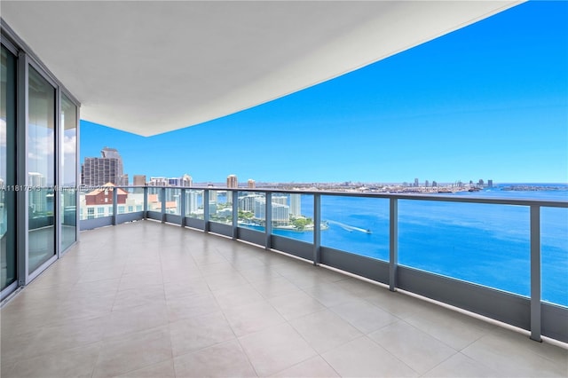 1331 Brickell Bay Dr Unit 4001, Miami, FL 33131 - balcony featuring a view of city and a water view