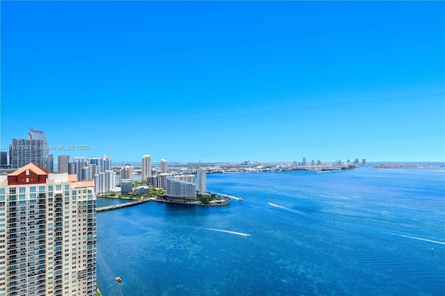 1331 Brickell Bay Dr Unit 4001, Miami, FL 33131 - water view featuring city skyline