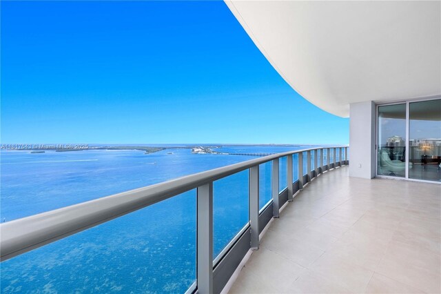 1331 Brickell Bay Dr Unit 4001, Miami, FL 33131 - balcony with a water view