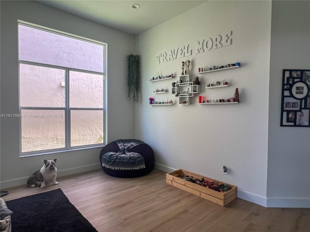 7714 NW 70th Way, Parkland, FL 33067 - miscellaneous room with plenty of natural light and wood finished floors