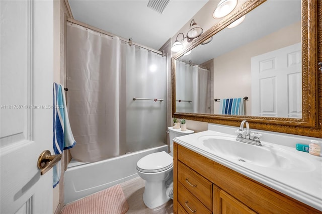 13344 NW 7th St, Plantation, FL 33325 - bathroom with vanity, shower / bath combo with shower curtain, and toilet