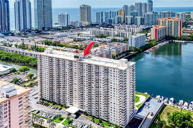 250 174th St Unit 1704, Sunny Isles Beach, FL 33160 - view of urban area with a nearby body of water