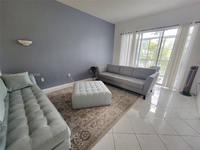 9575 Weldon Cir Unit C413, Tamarac, FL 33321 - living area with light tile patterned flooring
