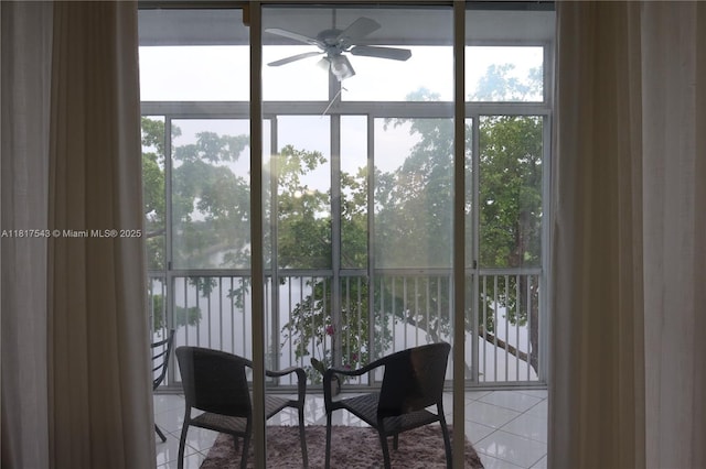 9575 Weldon Cir Unit C413, Tamarac, FL 33321 - sunroom / solarium featuring a water view
