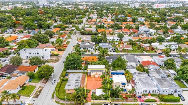 2385 SW 17th St, Miami, FL 33145 - aerial perspective of suburban area