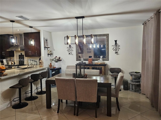10270 NW 46th St, Doral, FL 33178 - dining area with light tile patterned flooring