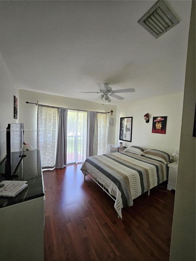 10270 NW 46th St, Doral, FL 33178 - bedroom featuring wood finished floors and ceiling fan