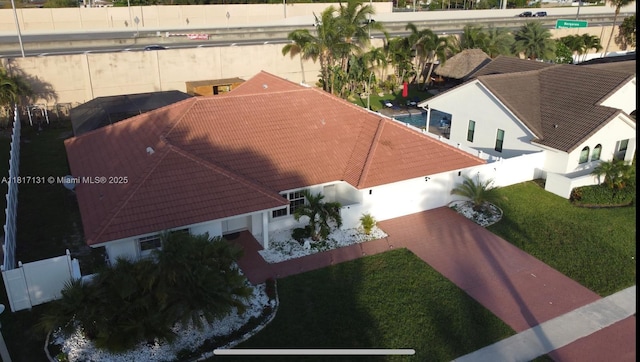 1550 SW 52nd Ter, Plantation, FL 33317 - view from above of property