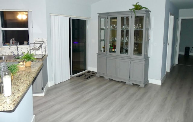 1550 SW 52nd Ter, Plantation, FL 33317 - dining room with light wood finished floors and baseboards