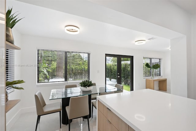 326 SW 20th Rd, Miami, FL 33129 - dining space with french doors