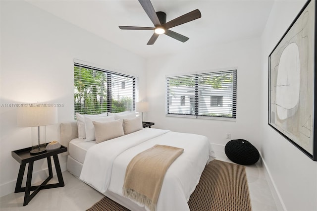 326 SW 20th Rd, Miami, FL 33129 - bedroom with multiple windows and ceiling fan