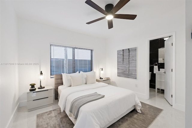 326 SW 20th Rd, Miami, FL 33129 - bedroom with baseboards and ceiling fan