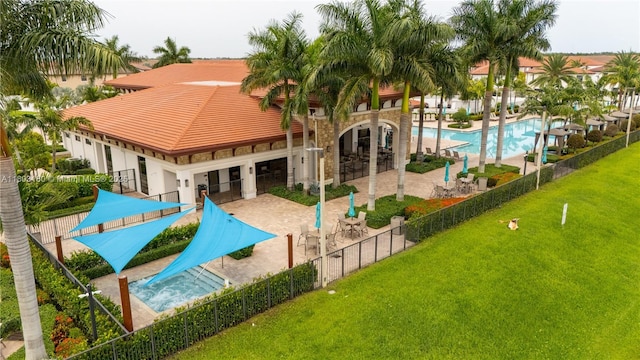 10625 W 32nd Ln, Hialeah, FL 33018 - community pool with a patio area